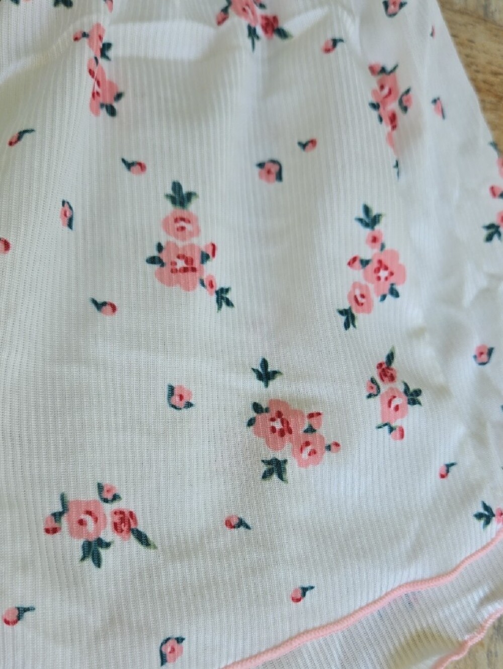 Pink Lace-Trim Cami & Floral White Shorts Sleep Set - Picture 9 of 15